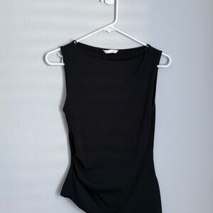 NWT ZARA Elegant Black Sleeveless Top